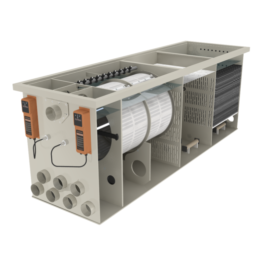 Filtreau WMC Combi Drum 80/100 XXL In Line trommelfilter - Filtreau