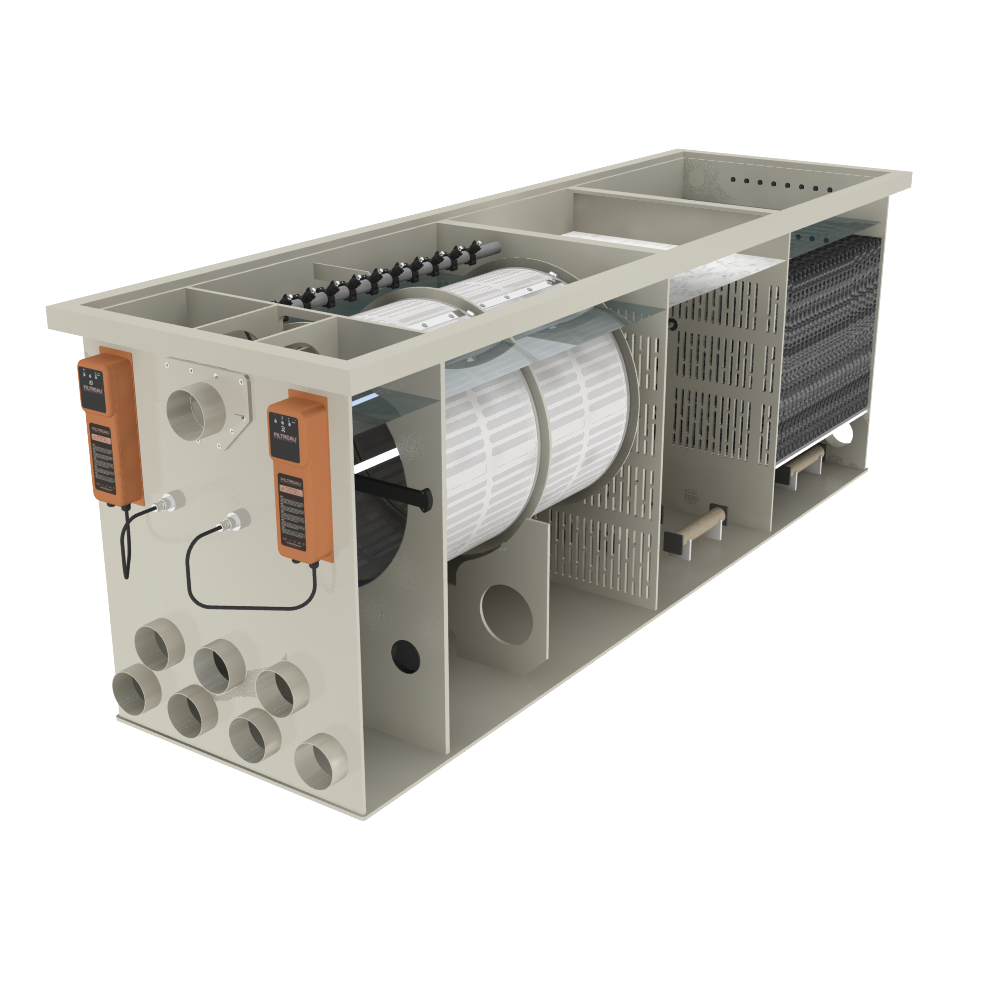 Filtreau WMC Combi Drum 80/100 XXL In Line trommelfilter afbeelding