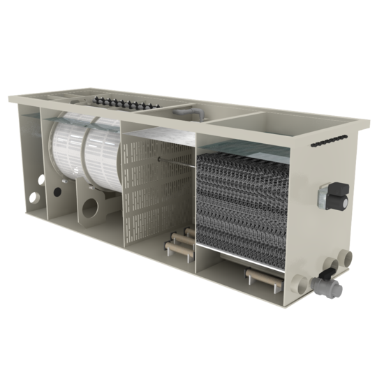 Filtreau WMC Combi Drum 80/100 XXL In Line trommelfilter - Filtreau