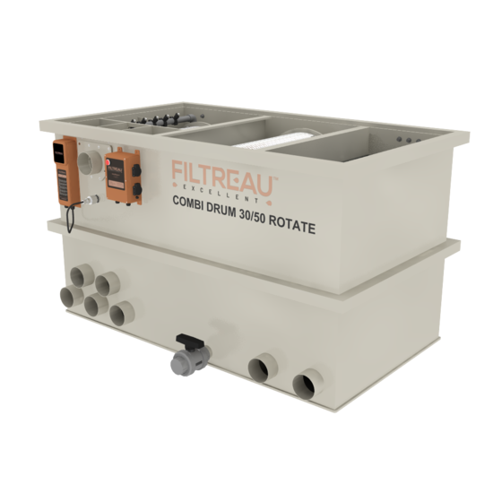 Filtreau WMC Combi Drum 30/50 Rotate trommelfilter - Filtreau