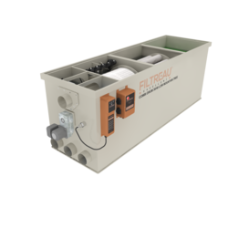 WMC Combi Drum 30/40 Low Mountain Tree Gravity trommelfilter - Filtreau