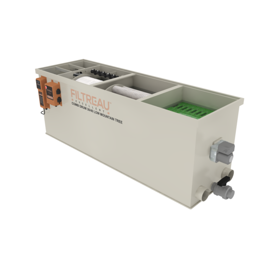 Filtreau WMC Combi Drum 30/40 Low Mountain Tree Gravity trommelfilter - Filtreau