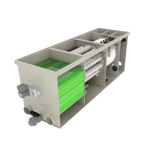 Filtreau WMC Combi Drum 30/40 Low Mountain Tree Gravity trommelfilter - Filtreau