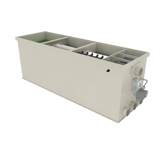 Filtreau WMC Combi Drum 30/40 Low Mountain Tree Gravity trommelfilter - Filtreau