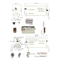 Filtreau WMC Combi Drum 50/65 XL Mountain Tree Gravity trommelfilter - Filtreau