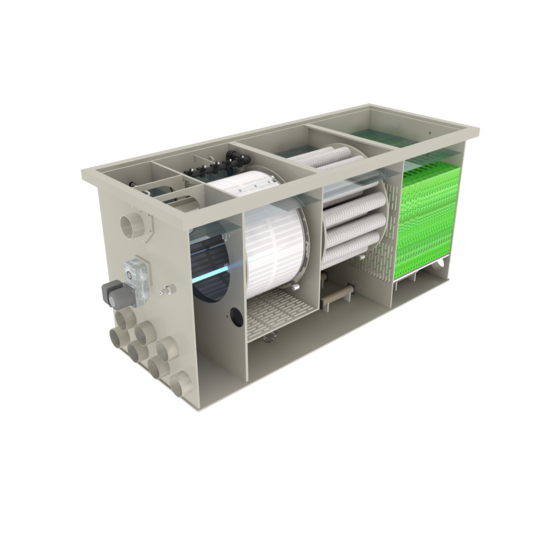 Filtreau WMC Combi Drum 50/65 XL Mountain Tree  trommelfilterGravity