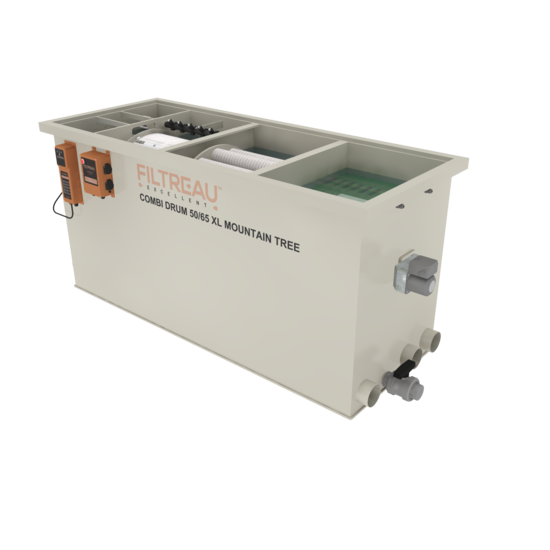 Filtreau WMC Combi Drum 50/65 XL Mountain Tree Gravity trommelfilter - Filtreau