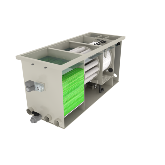 Filtreau WMC Combi Drum 50/65 XL Mountain Tree  trommelfilterGravity