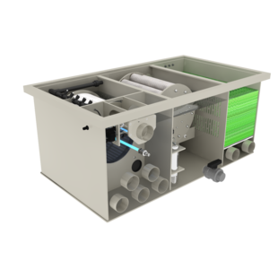 WMC Combi Drum 30/50 Low Mountain Tree trommelfilter Gravity