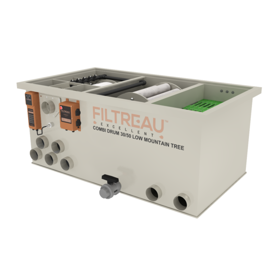 Filtreau WMC Combi Drum 30/50 Low Mountain Tree Gravity trommelfilter - Filtreau
