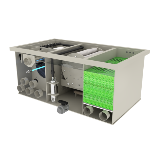 Filtreau WMC Combi Drum 30/50 Low Mountain Tree Gravity trommelfilter - Filtreau
