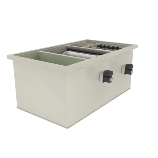 Filtreau WMC Combi Drum 30/50 Low Mountain Tree Gravity trommelfilter - Filtreau