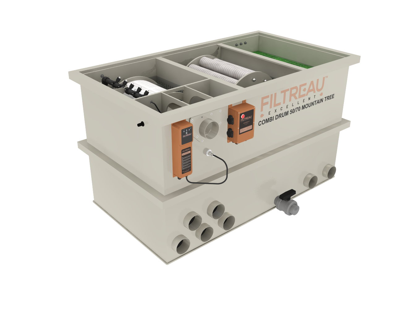 Filtreau WMC Combi Drum 50/70 Mountain Tree  trommelfilter Gravity afbeelding
