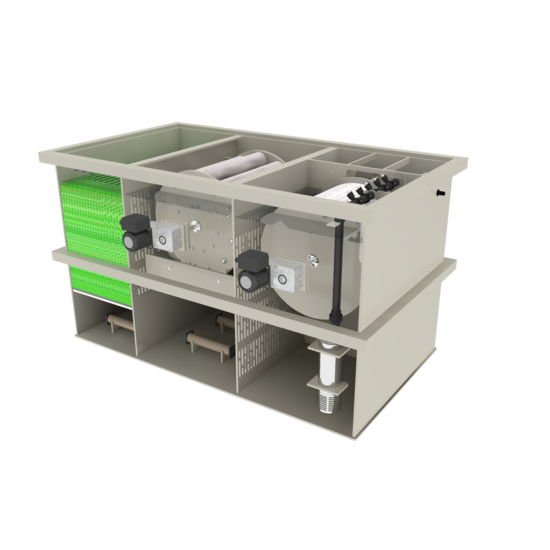 Filtreau WMC Combi Drum 50/70 Mountain Tree Gravity trommelfilter - Filtreau