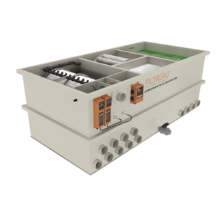 WMC Combi Drum 80/100 XXL Mountain Tree trommelfilter Gravity