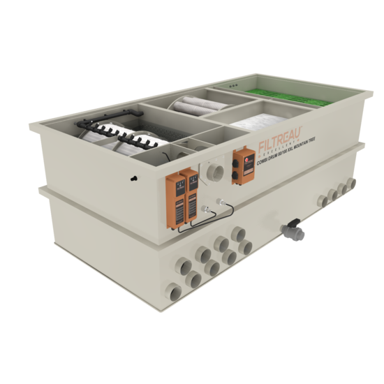 Filtreau WMC Combi Drum 80/100 XXL Mountain Tree Gravity trommelfilter - Filtreau