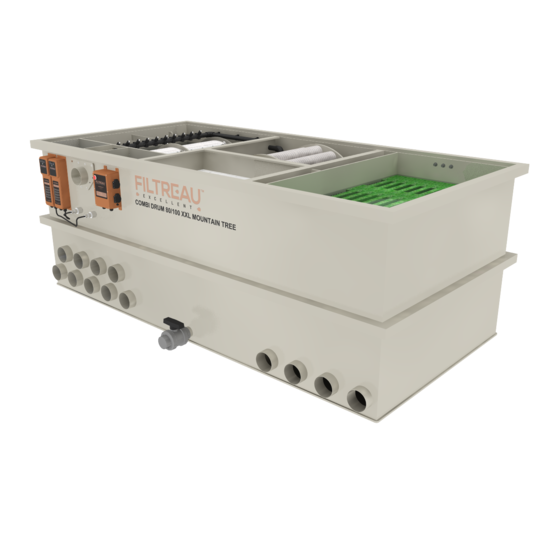 Filtreau WMC Combi Drum 80/100 XXL Mountain Tree Gravity trommelfilter - Filtreau