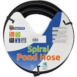 ZWARTE SPIRAALSLANG 20 MM 5 M - Superfish