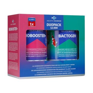 Duo Pack 12000 (biobooster + & bactogen) - Aquatic Science