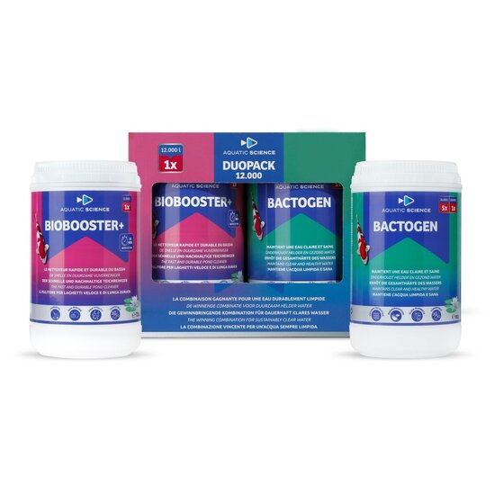 Aquatic Science Duo Pack 12000 (biobooster + & bactogen) - Aquatic Science