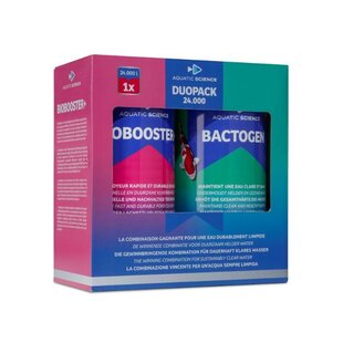 Duo Pack 24000 (biobooster + & bactogen) - Aquatic Science
