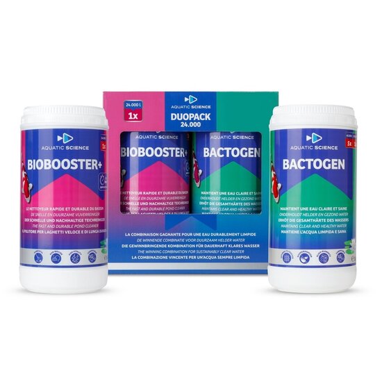 Aquatic Science Duo Pack 24000 (biobooster + & bactogen) - Aquatic Science