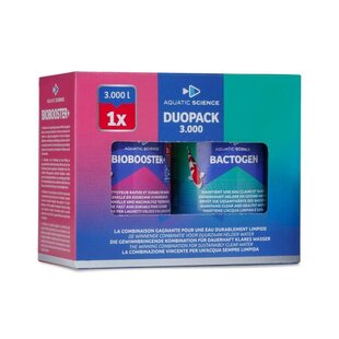 Duo Pack 3000 (biobooster + & bactogen) - Aquatic Science