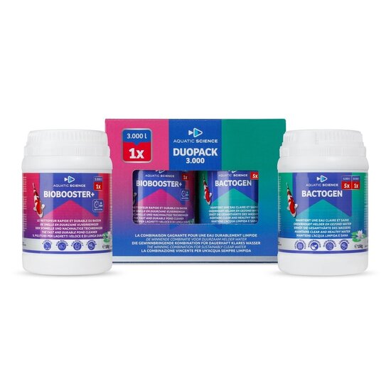Aquatic Science Duo Pack 3000 (biobooster + & bactogen) - Aquatic Science