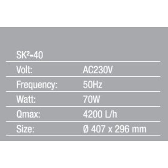 Aquaking SK²-40 NG Vijverskimmer met Pomp - AquaKing