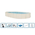 Interline  Zwembad Century ovaal 12,50x6,40m Deluxe Pakket - Interline