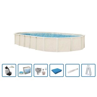 Zwembad Century ovaal 12,50x6,40m Deluxe Pakket - Interline