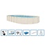 Interline  Zwembad Century ovaal 12,50x6,40m Deluxe Pakket - Interline