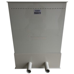 Trickle filter middel - vijver druppelfilter 2x ronde uitloop 63 mm - PP Sahara