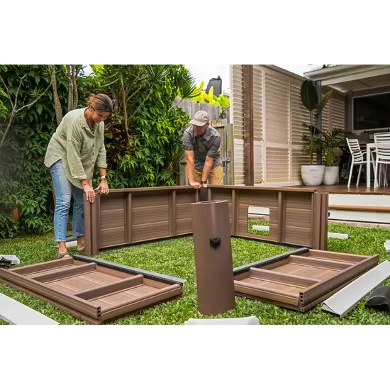 W'eau MSpa Oslo Amber frame spa - 6 persoons