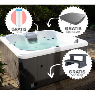 W'eau professionele Spa 4 persoons - Skye