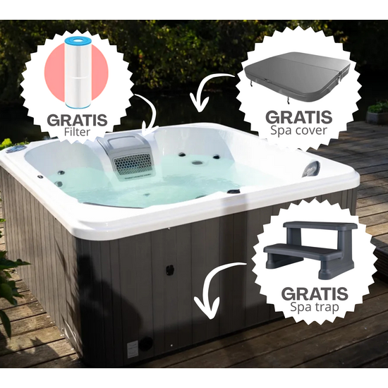 W'eau W'eau professionele Spa 4 persoons - Skye