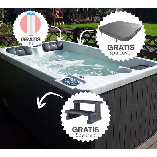 W'eau W'eau professionele Spa 3 persoons - Hudson