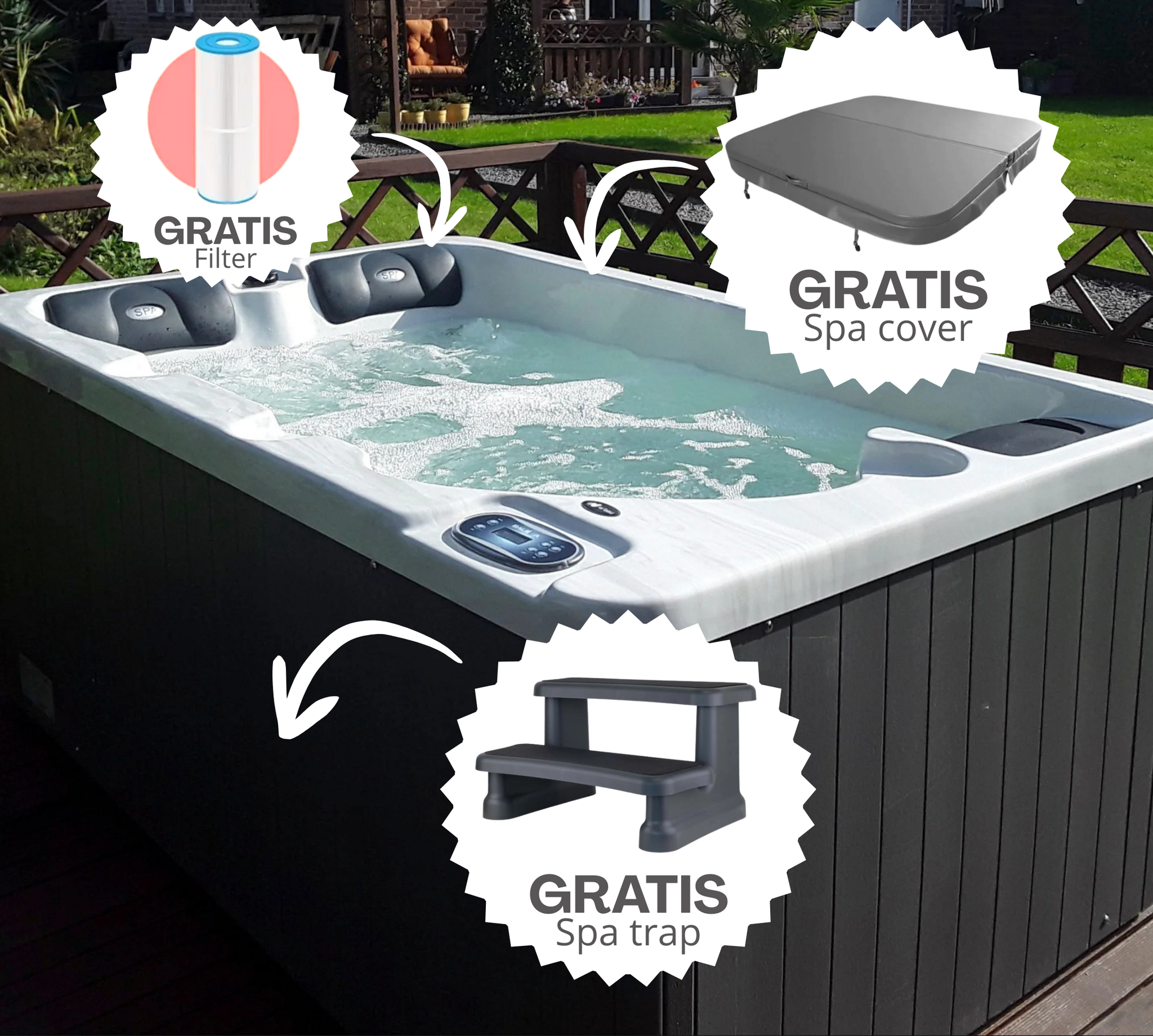 W'eau Hudson Spa - 3 persoons - W'eau