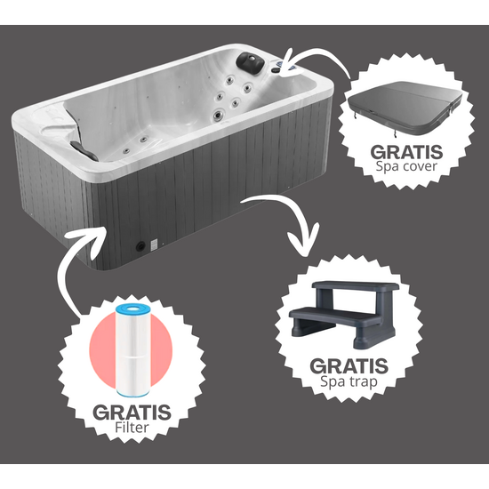 W'eau Iseo Luxe 2-Persoons Spa met Krachtige Hydromassage - W’eau