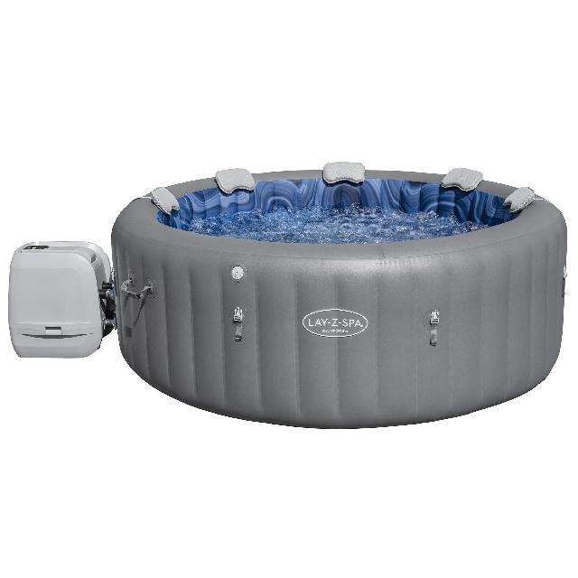 Lay-Z Spa Santorini hydrojet pro 7 grijs - Lay-Z afbeelding