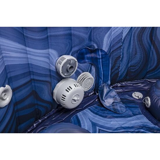 Lay-Z Spa Santorini hydrojet pro 7 grijs - Lay-Z