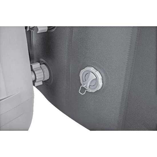 Lay-Z Spa Santorini hydrojet pro 7 grijs - Lay-Z