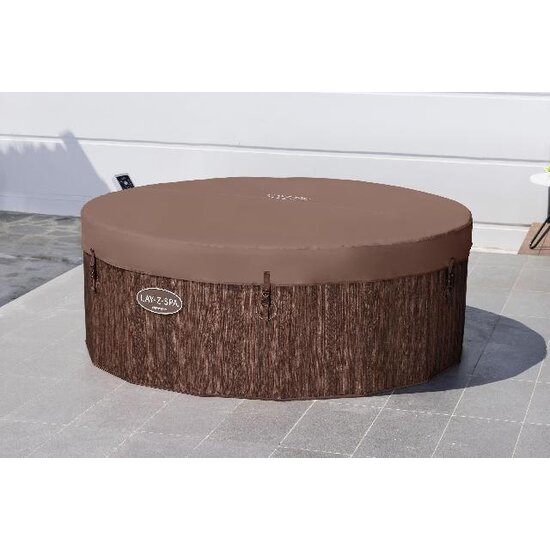 Lay-Z Spa Toronto airjet 7 bruin hout - Lay-Z