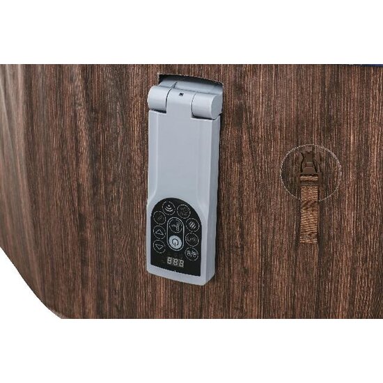 Lay-Z Spa Toronto airjet 7 bruin hout - Lay-Z