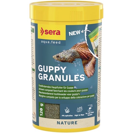 Sera Guppy Gran Nature 250ml - Sera
