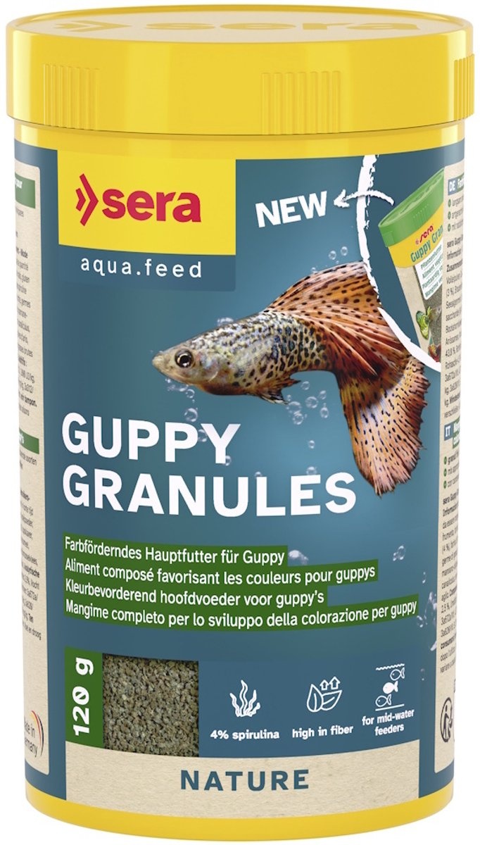Sera Guppy Gran Nature 250ml - Sera