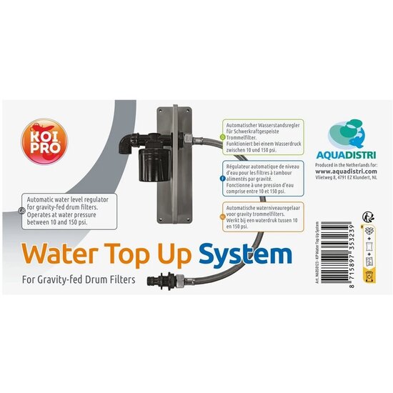 Koi pro Waterbijvul Systeem - Koi Pro