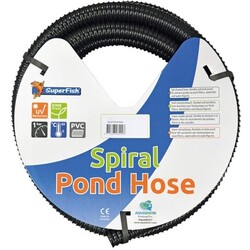 Zwarte Spiraalslang 40 mm / 5 meter - SuperFish