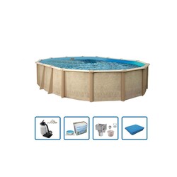 Sunlake ovaal 6,10x3,60m Basis Pakket - Interline