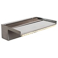 Heissner Waterval element roestvrij staal met LED, 30 cm - Heissner
